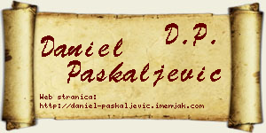 Daniel Paskaljević vizit kartica